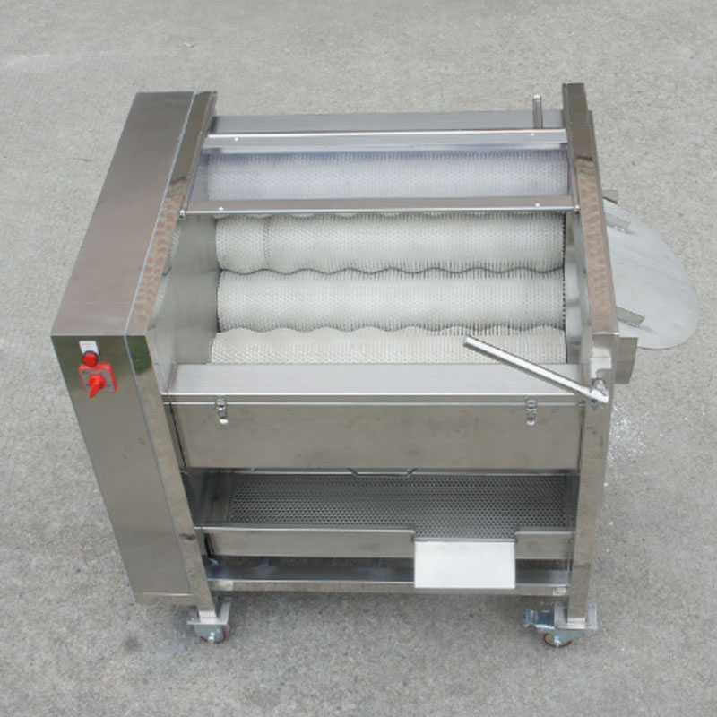 Einführung in die Verwendung einer Kartoffelschälmaschine